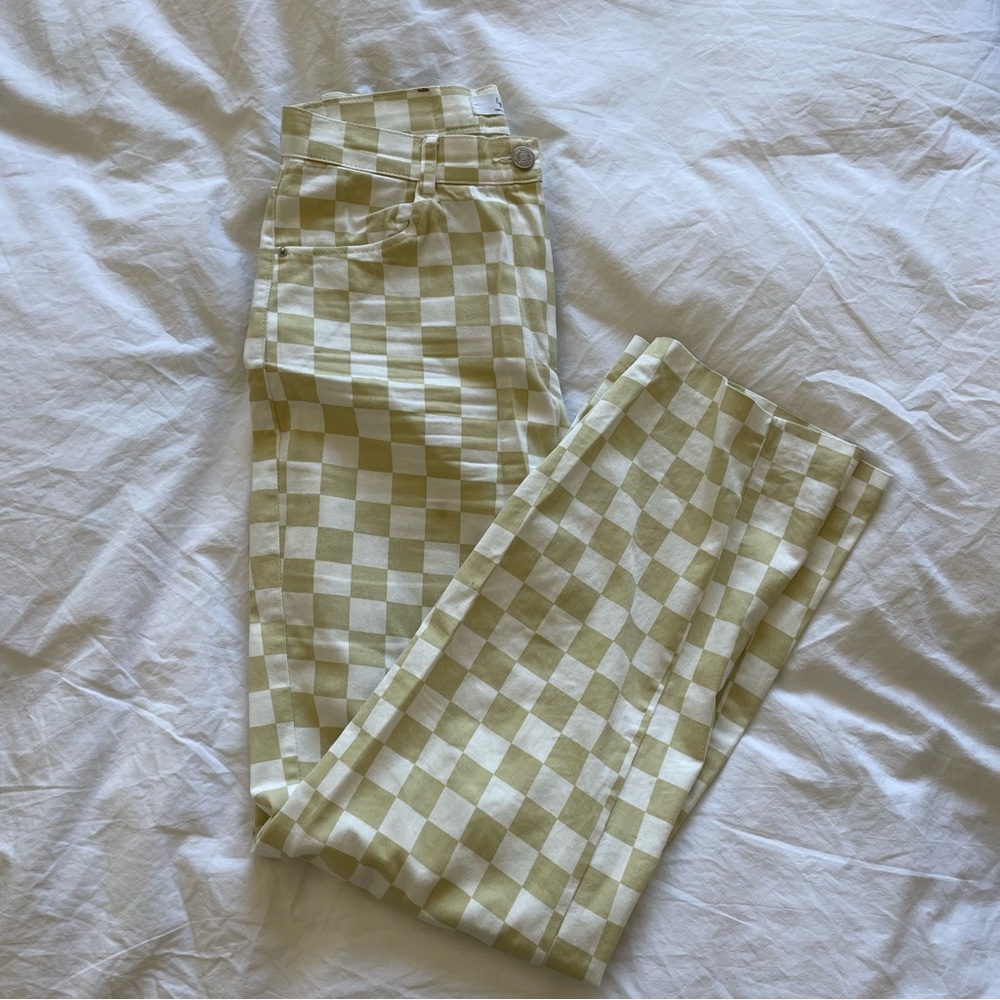 Source Unknown checkerboard pants